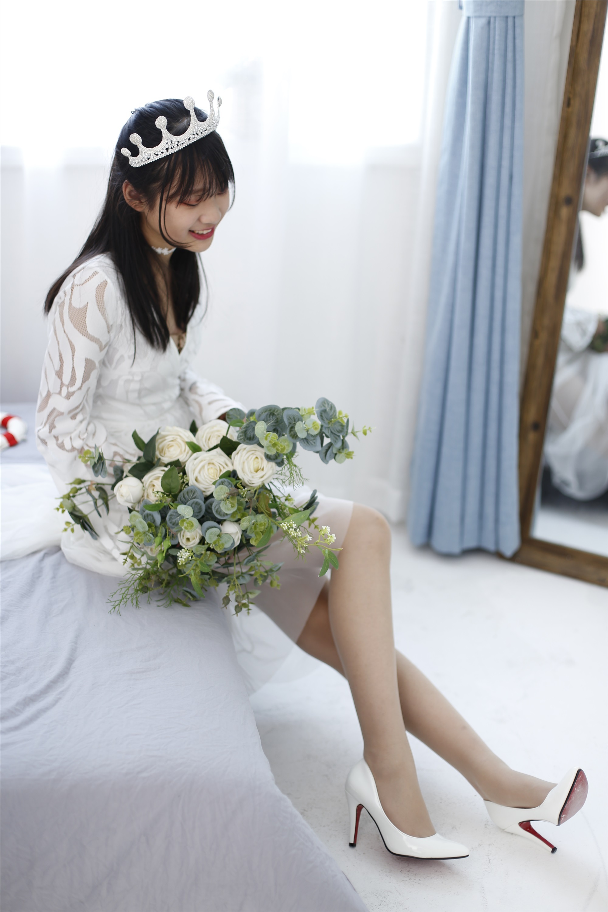 奈丝写真  NO.089 蛋白粉-轻透纱裙